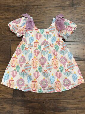 Hollis Baker Pink Christmas Ornaments Dress